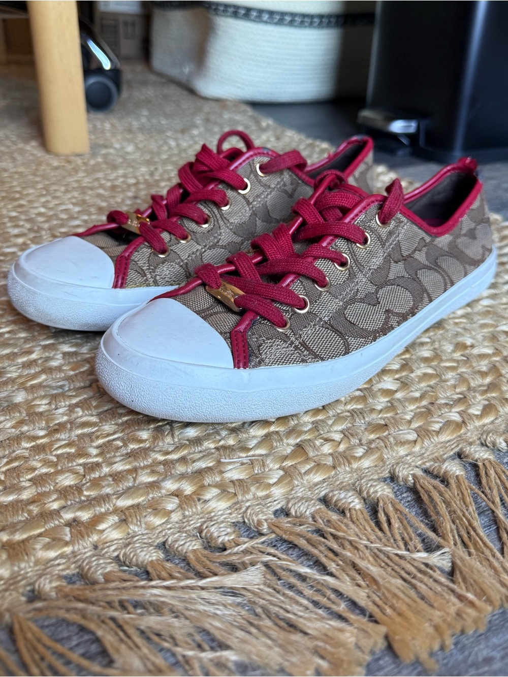 Coach Signature Canvas Sneakers